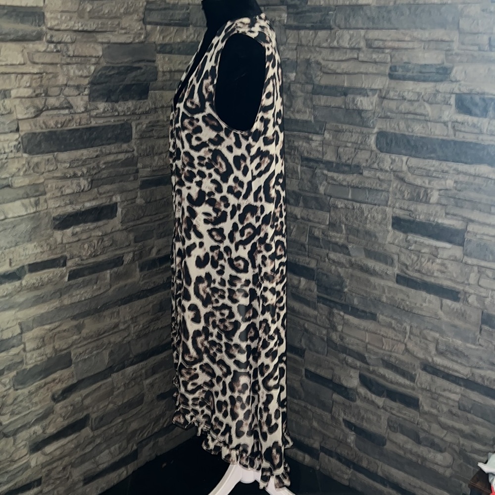 Leopard Vest Duster - Picture 2 of 5
